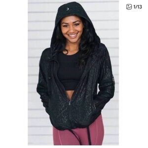 ZYIA Black woman’s bomber jacket